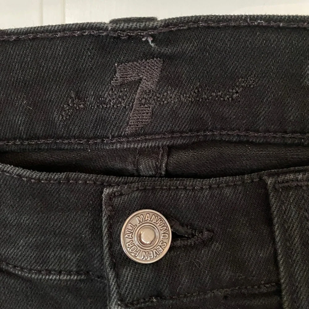 7 For All Mankind Black Jeans - Picture 3 of 7